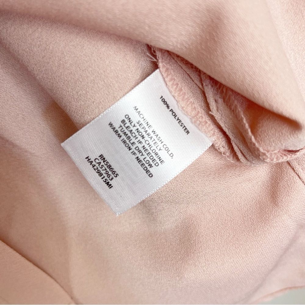 Halogen Pale Pink Button-Down Blouse - Picture 6 of 7